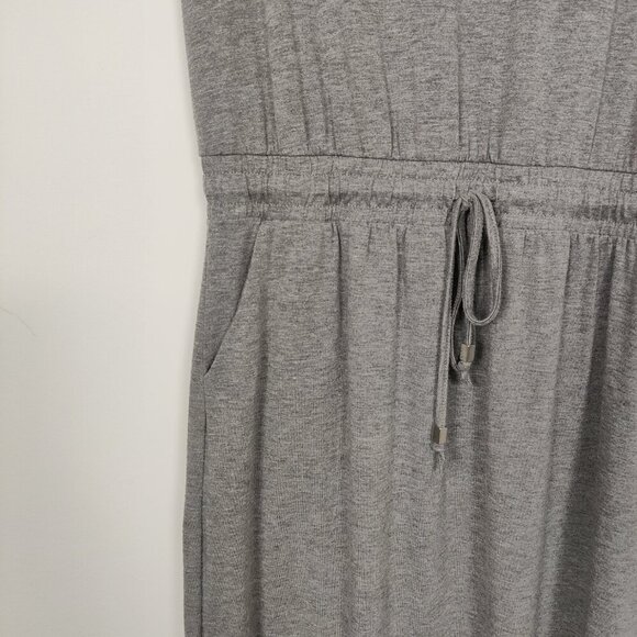 LC Waikiki Women's Short Sleeve Maxi Dress in Silver Gray Size EU 40 Casual - Picture 2 of 12